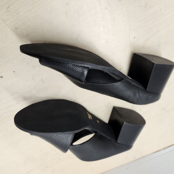 Women's Ateliers leather made in Italy, Slide Sandals Size 7.5 - Picture 3 of 6